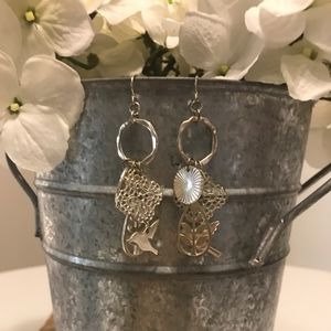 Cute Silver Color Dangle Earrings